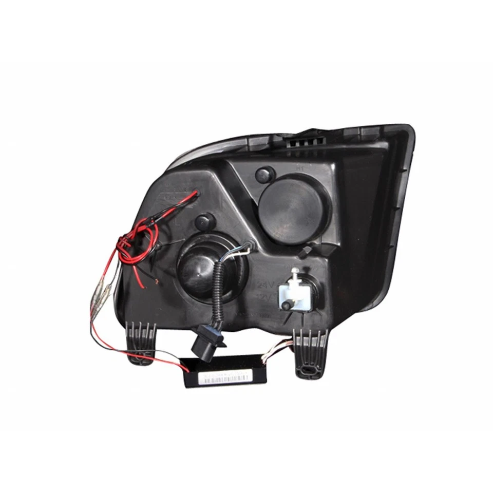 ANZO For Ford Mustang 2005-2009 Projector Headlights w/ Halo Black - Image 2 of 4