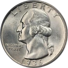 1936-S Washington Quarter PCGS MS64 Nice Eye Appeal Nice Strike