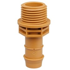 1/2" Drip Irrigation Fittings Male Hose Thread Adapter 12Pack PVC Couplings