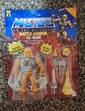 Masters of the Universe Origins Battle Armor He-Man NEW 2021 UNPUNCHED