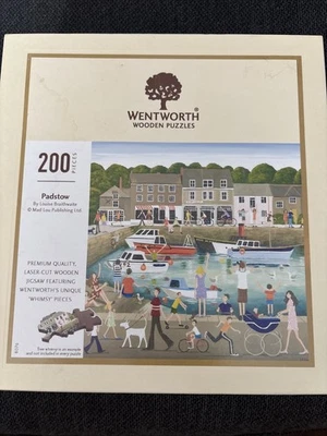 Rare/Retired-Wentworth Wooden Jigsaw Puzzle-Padstowe-Opened but NOT Used - Image 1 of 4