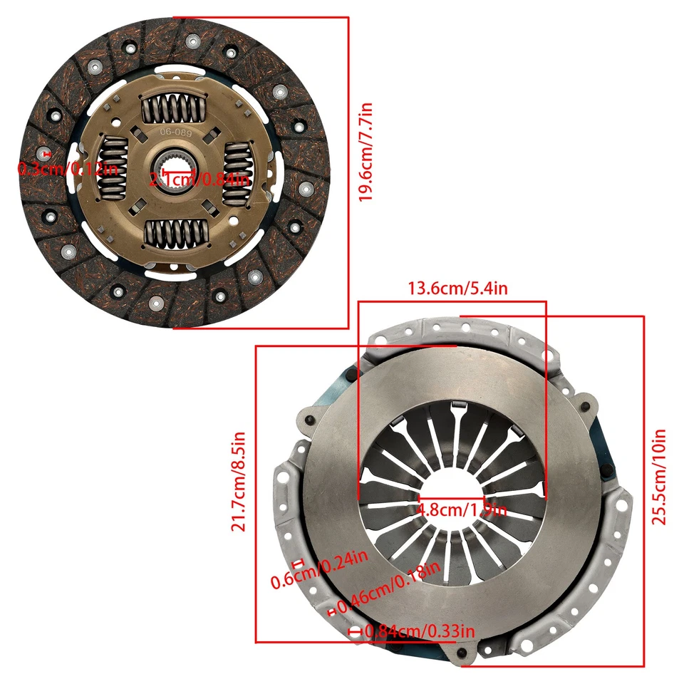 Kit de embrague de transmisión apto para Nissan Versa 2009-2019 Versa Note 1,6 L 2014-2017 Foto 2 de 4