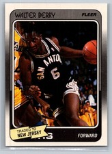 1988-89 Fleer Walter Berry #102 - New Jersey Nets