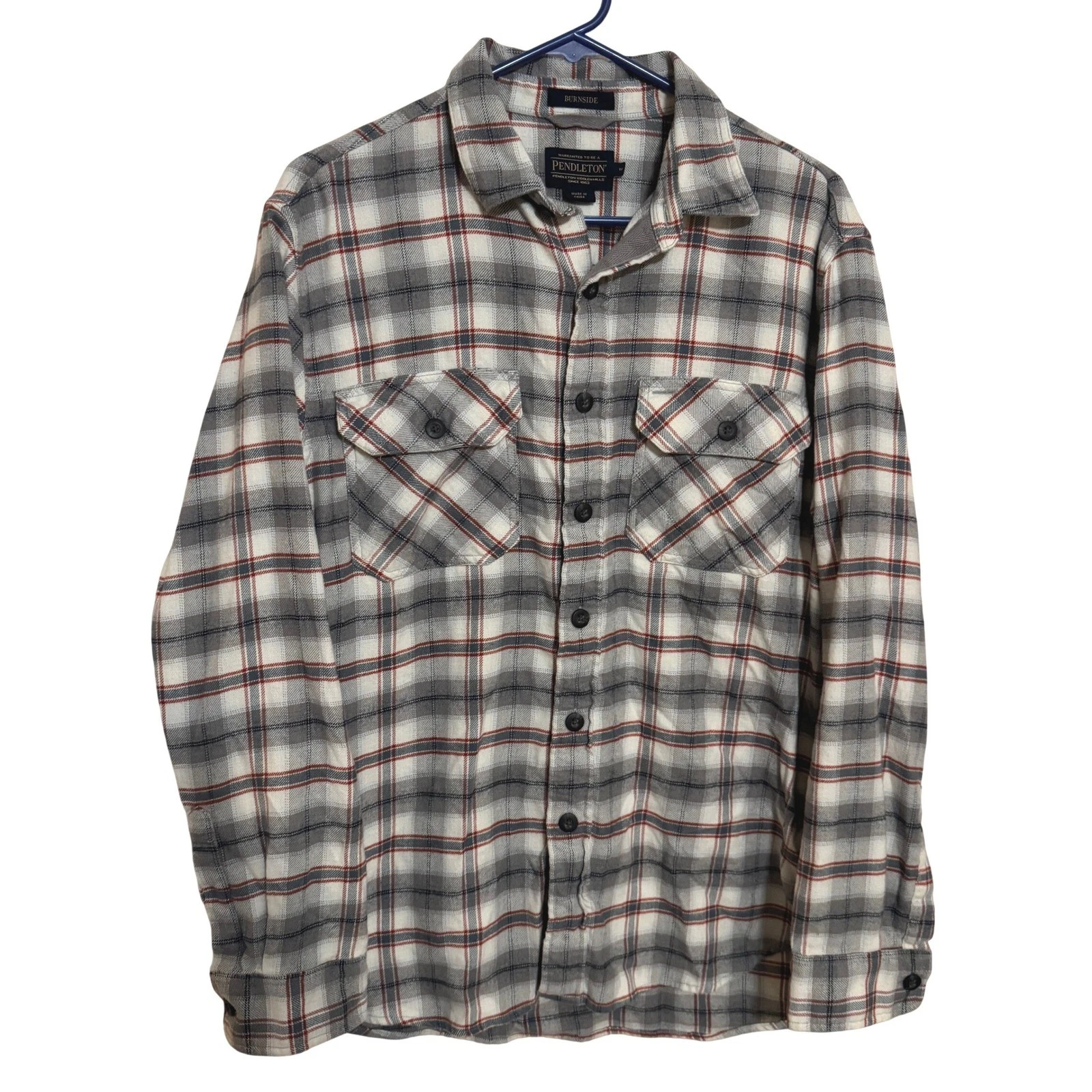 Pendleton button down Shirt Mens Medium Plaid flannel Long Sleeve outdoor winter
Opens in a new wind