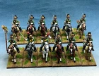 28mm Napoleonic War painted French 20ème Régiment de Dragons NFF25