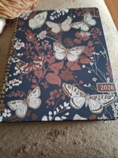 8.5 x11 in Weekly Monthly Planner. Hard cover. Ring binder. New