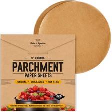 220 Parchment Rounds - 9 Inch Baking Sheets