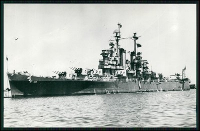 Foto 14x9cm - USS Portsmouth (CL-102) - Kreuzer Cleveland-Klasse 1944 in Dienst