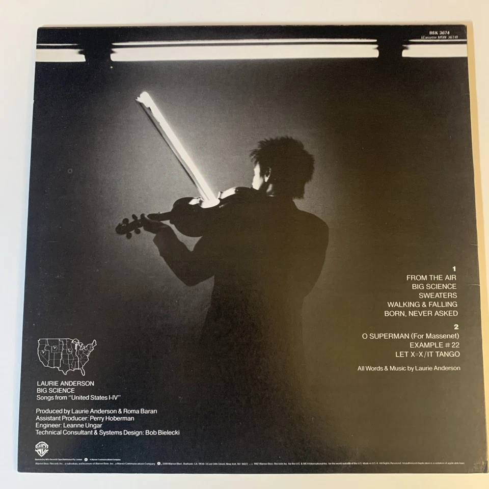 Big Science by Laurie Anderson - vintage vinyl record lp  - Image 2 of 4