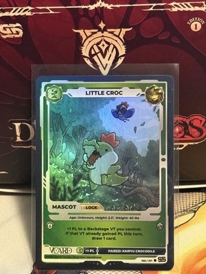 VCARD Divine Chaos - 1st Edition - Little Croc - Holo Version