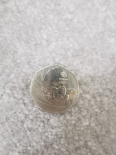 2016 Team GB Olympic Swimming 50p Fifty Pence Piece Coin Circulated