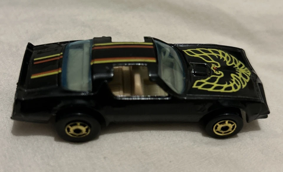 Pontiac Firebird 1977 vintage Hot Wheels Hot Bird negro BW Blackwall Hong Kong Foto 3 de 4