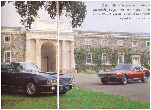 2 LOT Aston Martin DBS & DBS V8, Multi-Page Magazine Articles. USA Mail: $3.60