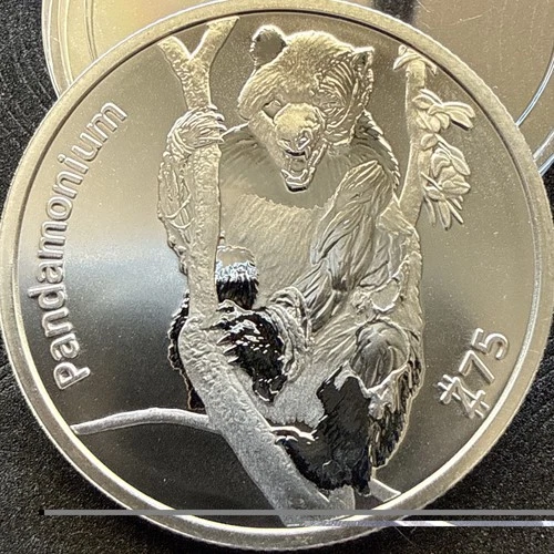 2023 Silver Zombucks World Panda Pandamonium 1 oz 0.999 Silver Round Coin