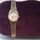 Vintage 1990 Women's Seiko Dress Watch 7N83-0011 Two Toned