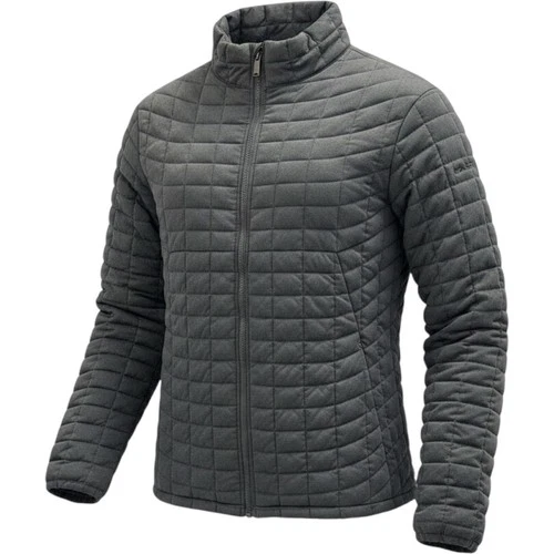 Ben Sherman Quilted Puffer Jacket Mens Large Grey Lightweight Full Zip - product listing photo