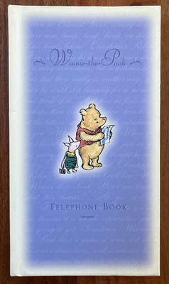 UNUSED Vintage 2003 Winnie the Pooh Telephone & Address Hardback Book By Egmont.