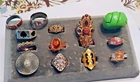Vtg to Now Lot of Rings Size 9 Costume Jewelry Art Deco Amethyst 13 Pieces