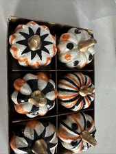 Mackenzie childs 6 Pumpkin Set