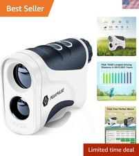 Precision Golf Rangefinder - 650 to 1700 Yards, 6X Magnification with Vibration