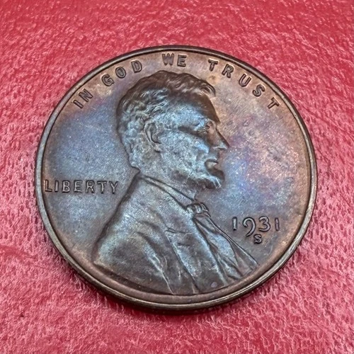1931-S Lincoln Wheat Cent 1c - Key Date - Raw Uncirculated Details