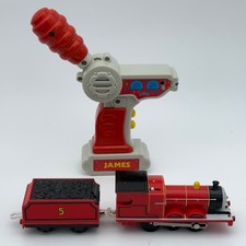Thomas trackmaster RC James Hit Toy WORKS VIDEO Remote Control Complete Set
