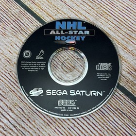 NHL All Star Hockey Sega Saturn Complete With Manual (PAL)