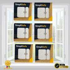 NEW 6 PK SimpliSafe Home Security LATEST Gen3 Window/Door Entry Sensor ES3 White