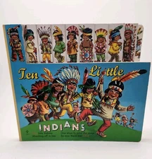 Ten Little Indians  Brimax Books Hardcover Printed West Germany Catdboard