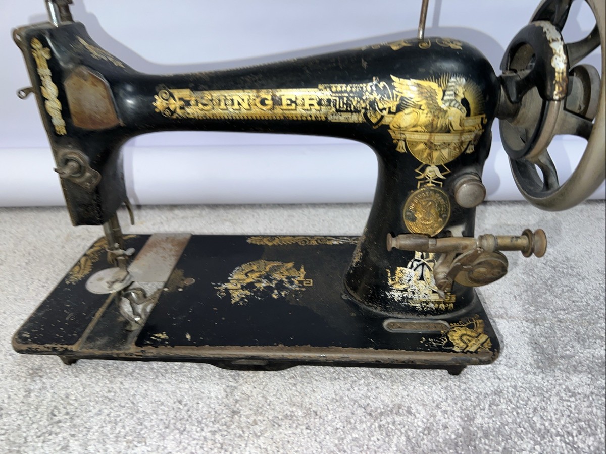 1907 Singer Treadle Sewing Machine Sphinx Parts Only SN H1281988