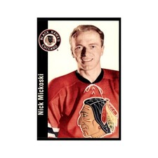 1994 Parkhurst Missing Link 1956-57 Nick Mickoski Chicago Blackhawks #25