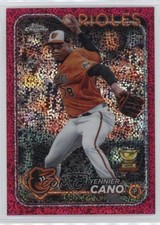2024 Topps Chrome Magenta Speckle Refractor /350 Yennier Cano #130 06y2