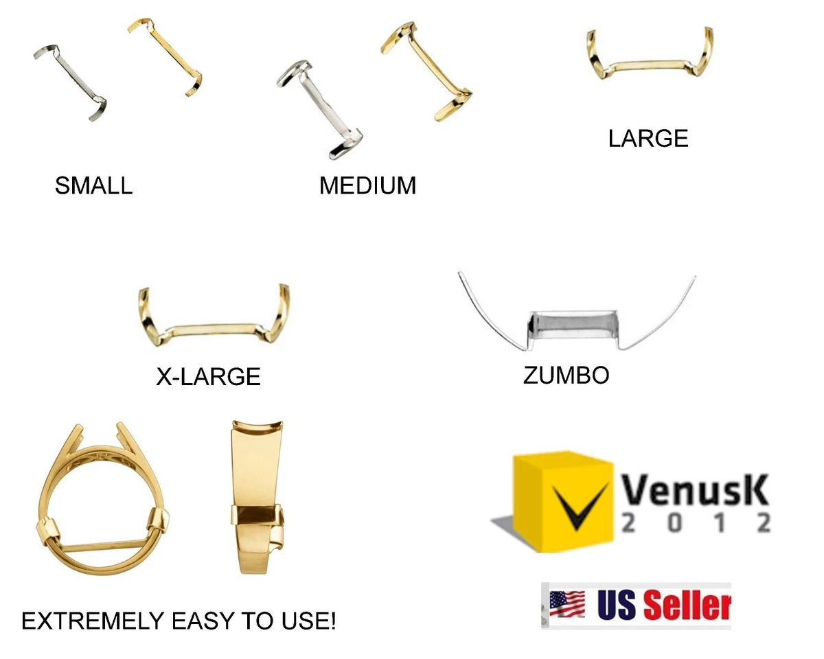 Ring Guard Guard Ring White OR Yellow Gold Filled Ring Size