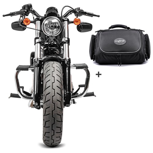 Set Paramotore + Borsa posteriore per Harley Sportster 883 R Roadster 04-15  STM2 | eBay