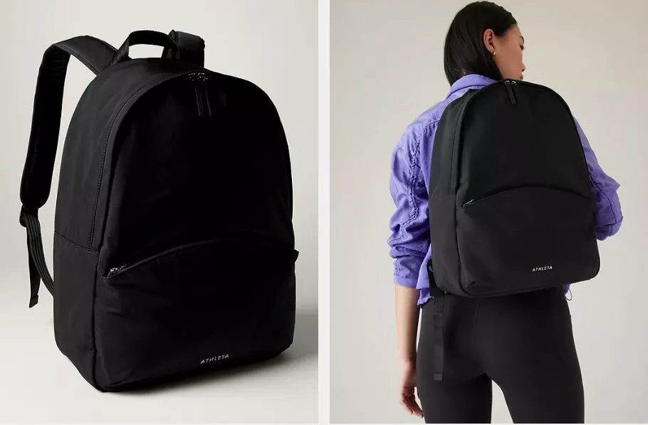 Athleta NWT Women s ALL ABOUT BACKPACK Black