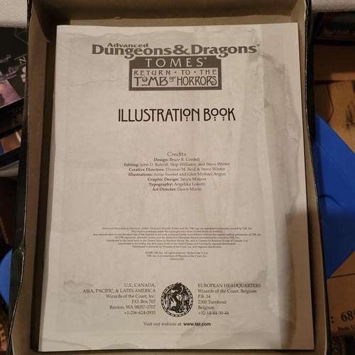 JUEGO CAJA RETORNO A LA TUMBA DE LOS HORRORES Parcial (No Módulo S1) AD&D TSR 1162 LEER - Imagen 2 de 8