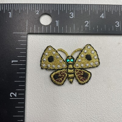 Green Eyes BUG Small Patch (Moth Or Butterfly) S008