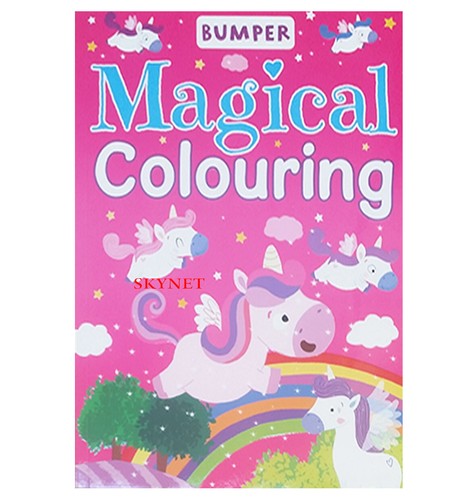 QUALITY A4 CHILDRENS KIDS GIRLS MAGICAL Colouring Book 96 PAGES PERFORATED   - Imagen 1 de 3
