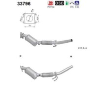AS Katalysator FüR VW UP 121 122 BL1 BL2 1.0 Skoda Citigo Mii KF1_ 33796