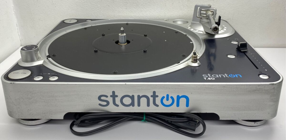 Stanton T.80 Direct Drive Turntable T80B + Power Cord POWERS Stanton T.80 Direct Drive Turntable T80B + Power Cord POWERS