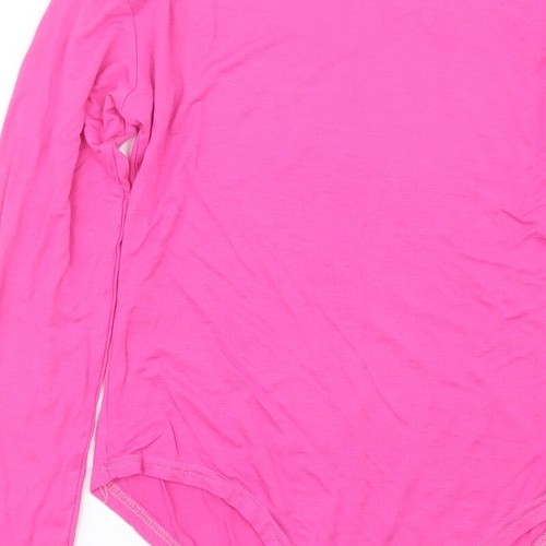 Re Tech UK Womens Pink Viscose Blend Catsuit One-Piece Size S - Picture 11 of 12