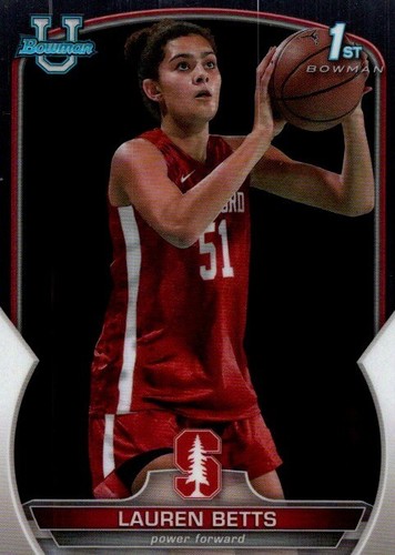 LAUREN BETTS 2024 Bowman U Cromo 1er #49 UCLA Bruins - Imagen 1 de 2