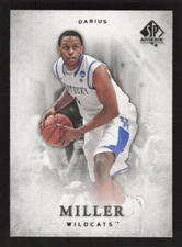 2012-13 SP Authentic Darius Miller #38 Rookie RC Kentucky Wildcats