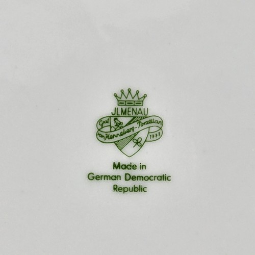 Jlmenau Graf Von Henneberg Porcelain Plate, German Democratic Republic, Fruit - Picture 8 of 8