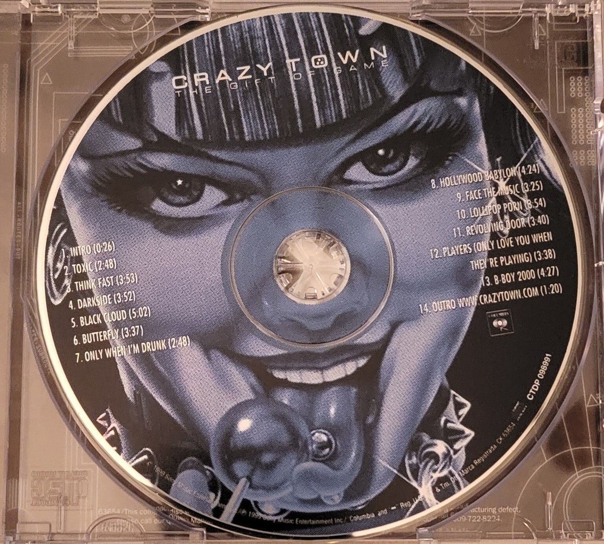 CRAZY TOWN CD The Gift Of Game Hollywood Babylon Lollipop Porn Black Cloud  Toxic | eBay