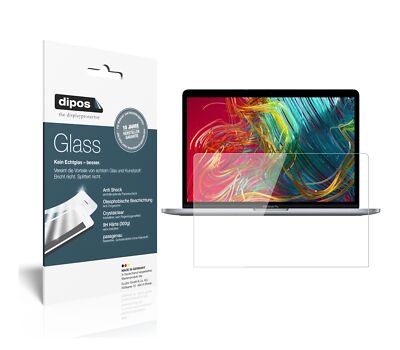 2x Schutzfolie für Apple MacBook Pro 13 Zoll (2020) - Anti-Shock 9H Folie dipos
