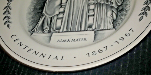 Copeland Spode University Illinois Centennial 1867 - 1967 Ltd Ed Historic Plate - Picture 3 of 6