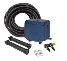 EasyPro Pond Aeration KIT with Compressor, 2 Diffuser, 2k-15k Gal. Water Feature