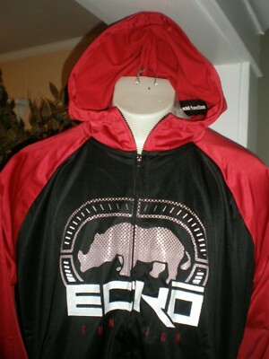 ECKO FUNCTION MULTI-COLOR PERFORMANCE FULL ZIP HOODED SWEATSHIRT SZ:2XL 2X NWT