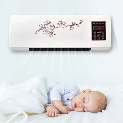 Ventilador pequeño 2 en 1 1800 W portátil montado en la pared refrigeración y calentador doble uso interior - Imagen 15 de 20